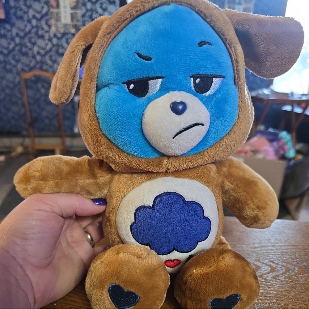 Hoodie Friends CARE BEAR GRUMPY BEAR Plush 12" Puppy Hoodie Care Bear‎